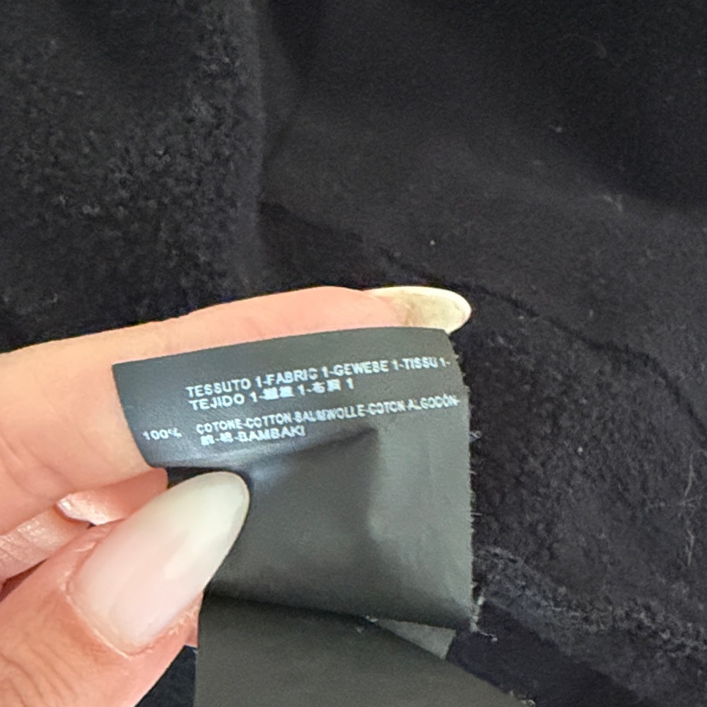 Balenciaga Black Hooded Zip-Up Sweatshirt - Picture 12 of 12